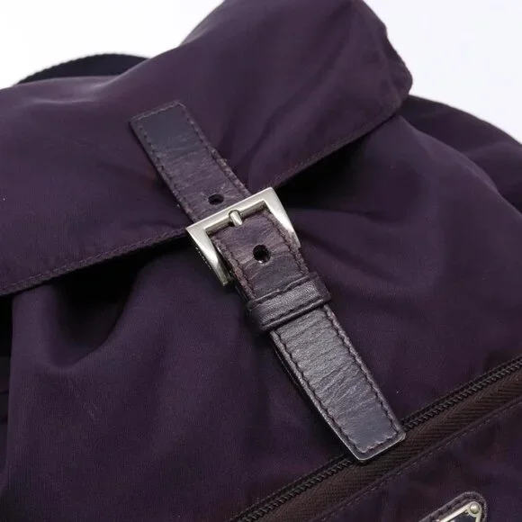 PRADA Backpack Nylon Purple Auth 83697 PRADA Backpack Nylon Pink Auth 81180 | eBay main image 4